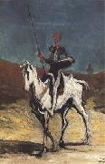 Honore  Daumier Don Quixote (mk09) oil painting
